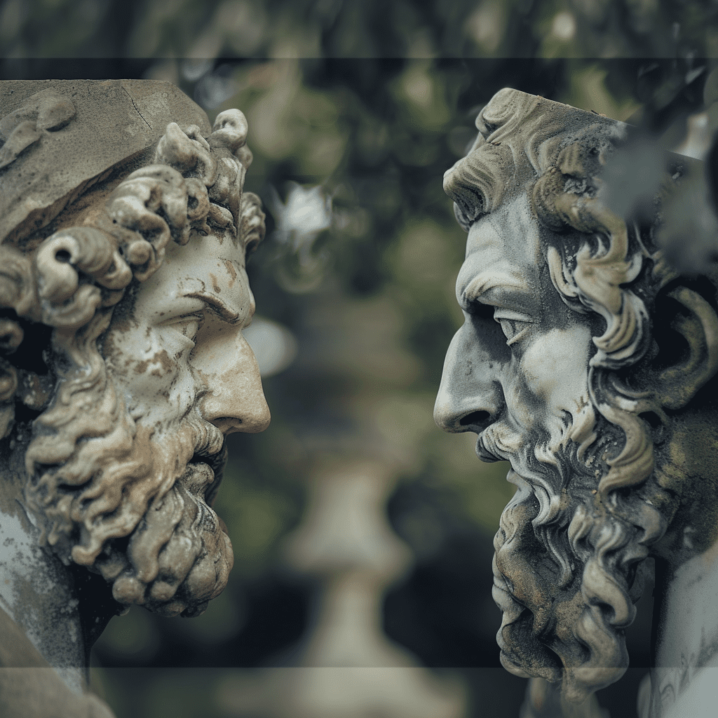 Poetisches Duell zwischen einem Menschen und einer KI