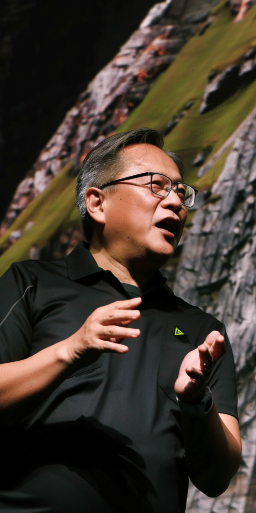 Nvidia CEO Jensen Huang hält eine inspirierende Rede bei Computex in Taiwan.