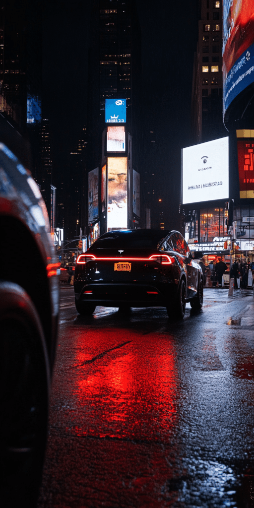 Blick in ein Rechenzentrum mit leuchtenden Serverracks und Kabeln